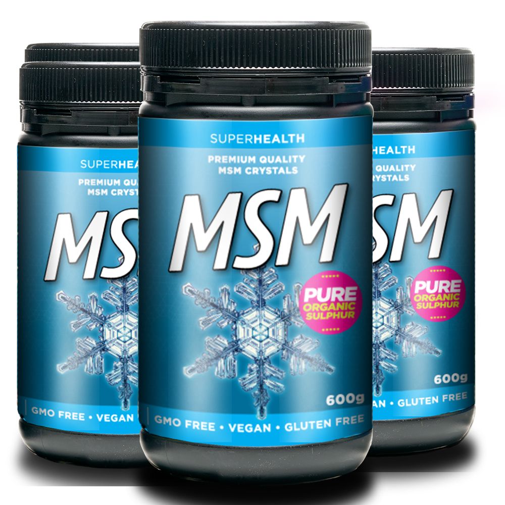 MSM 600g (3 Pack) – SuperHealth