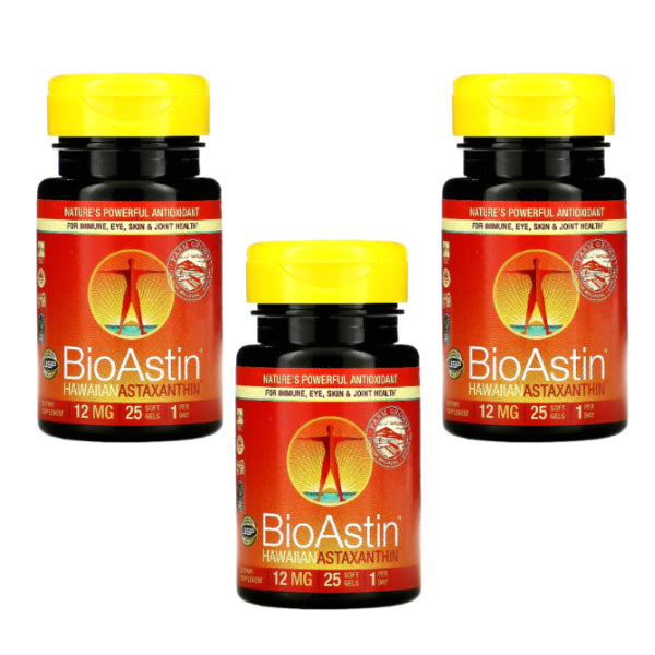 Astaxanthin Bioastin 12mg 50 Vegan caps
(3 pack)